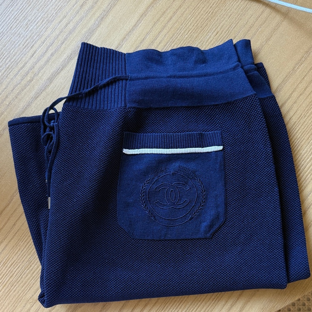 CHANEL Navy Skirt